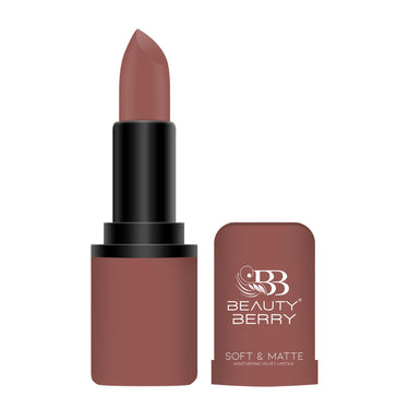 Beauty Berry Soft & Matte Moisturizing Velvet Lipstick For Women - Long-Lasting, Hydrating, High-Pigment Color. (Shade 23)